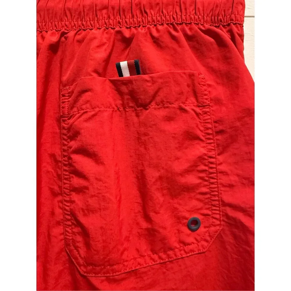 Tommy Hilfiger Red 7” Men’s Swim Trunks Medium